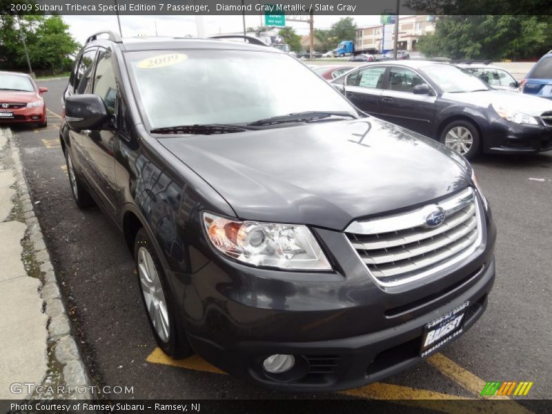 Diamond Gray Metallic / Slate Gray 2009 Subaru Tribeca Special Edition 7 Passenger