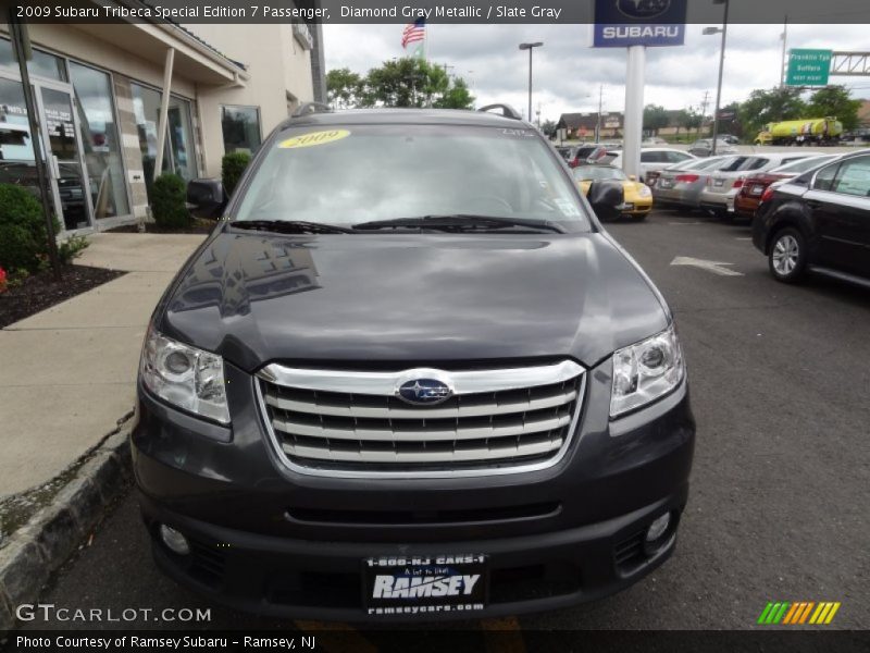 Diamond Gray Metallic / Slate Gray 2009 Subaru Tribeca Special Edition 7 Passenger