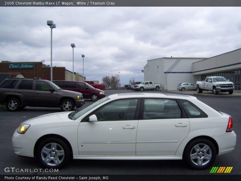 White / Titanium Gray 2006 Chevrolet Malibu Maxx LT Wagon