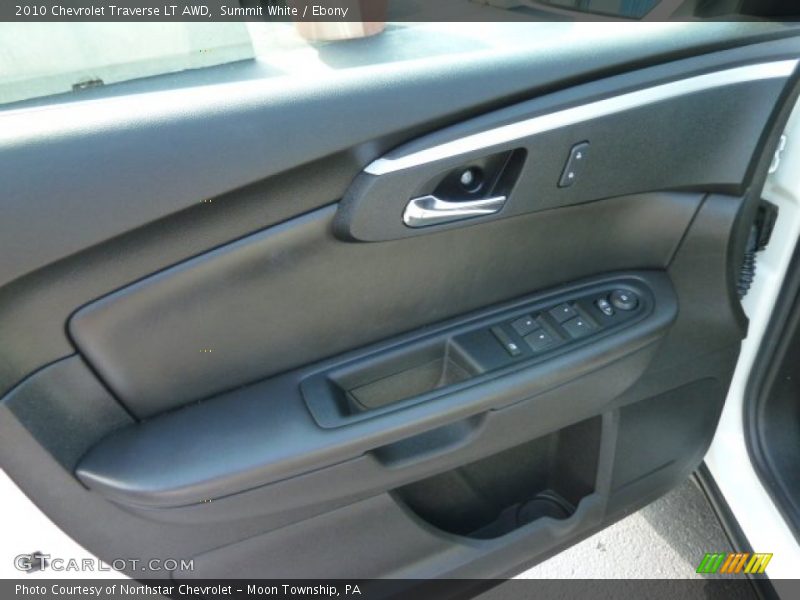 Summit White / Ebony 2010 Chevrolet Traverse LT AWD