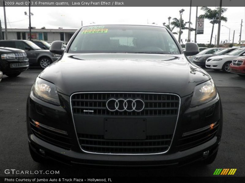 Lava Grey Pearl Effect / Black 2009 Audi Q7 3.6 Premium quattro