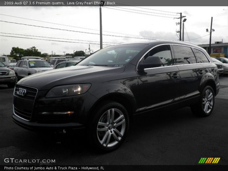 Lava Grey Pearl Effect / Black 2009 Audi Q7 3.6 Premium quattro