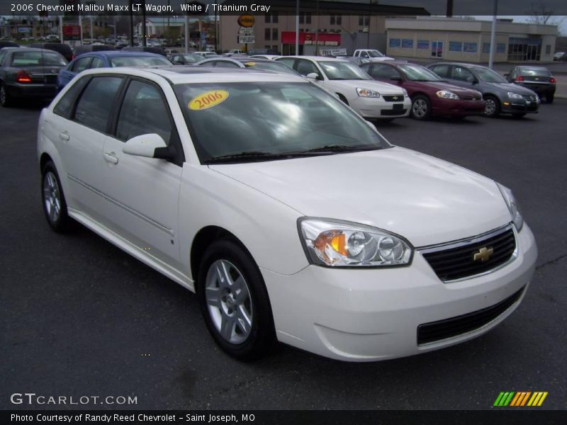White / Titanium Gray 2006 Chevrolet Malibu Maxx LT Wagon