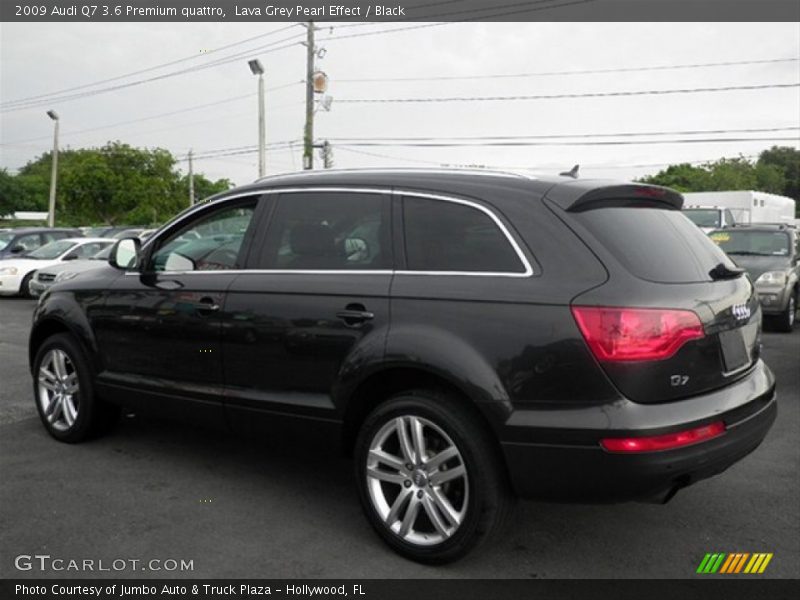 Lava Grey Pearl Effect / Black 2009 Audi Q7 3.6 Premium quattro