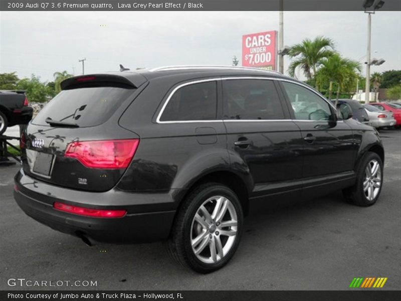 Lava Grey Pearl Effect / Black 2009 Audi Q7 3.6 Premium quattro