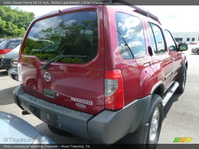 Molten Lava Metallic / Gray Celadon 2002 Nissan Xterra XE V6 4x4