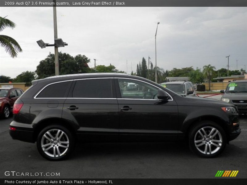 Lava Grey Pearl Effect / Black 2009 Audi Q7 3.6 Premium quattro