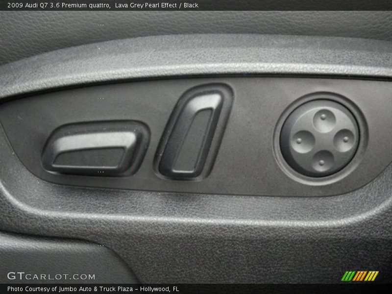 Lava Grey Pearl Effect / Black 2009 Audi Q7 3.6 Premium quattro