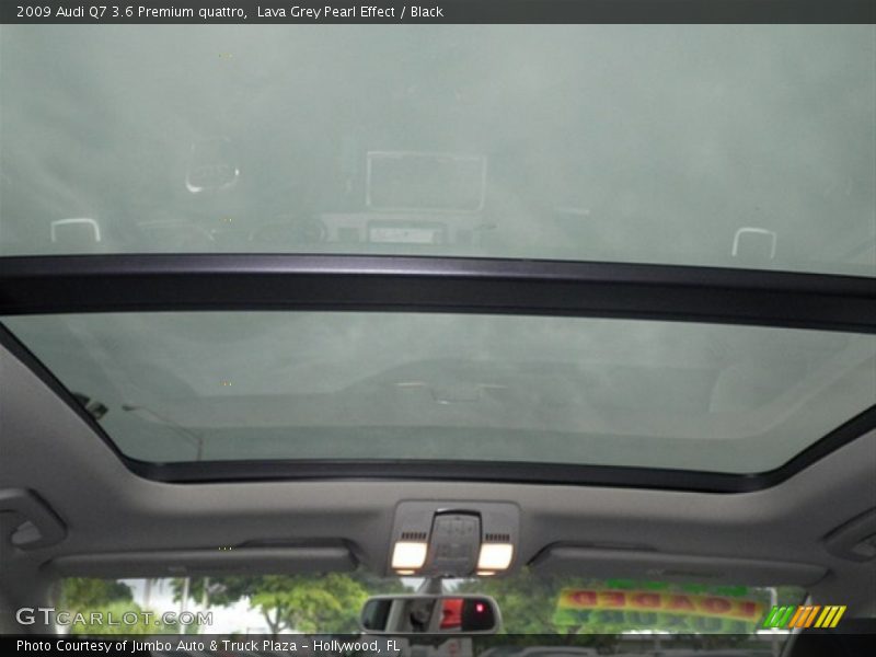 Lava Grey Pearl Effect / Black 2009 Audi Q7 3.6 Premium quattro