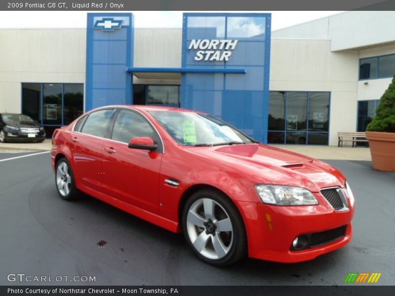 Liquid Red / Onyx 2009 Pontiac G8 GT