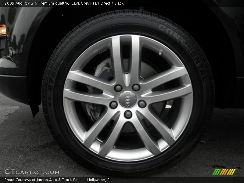 Lava Grey Pearl Effect / Black 2009 Audi Q7 3.6 Premium quattro