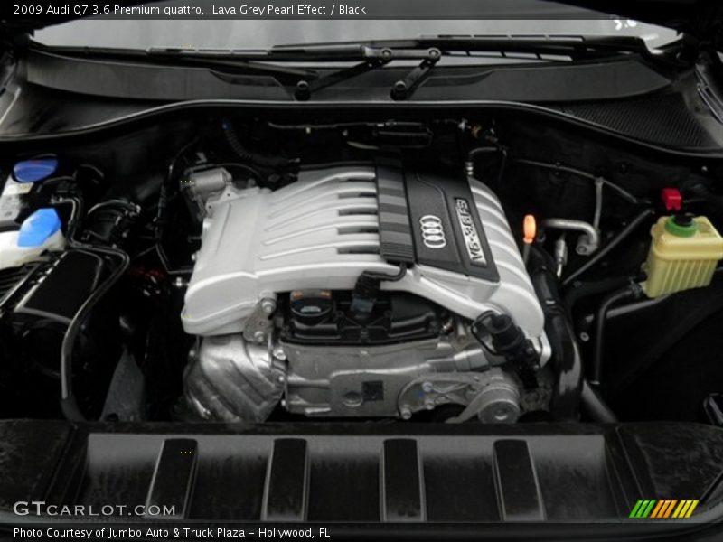 Lava Grey Pearl Effect / Black 2009 Audi Q7 3.6 Premium quattro