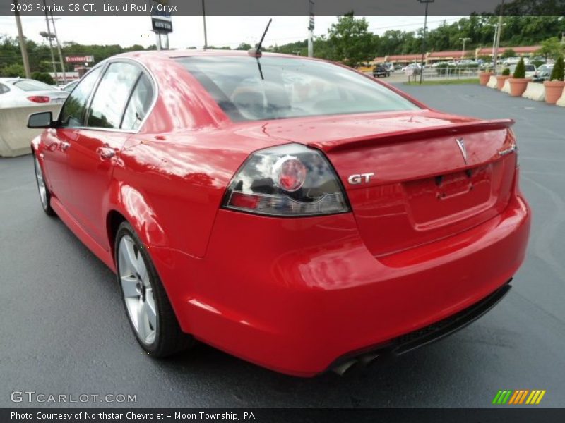 Liquid Red / Onyx 2009 Pontiac G8 GT