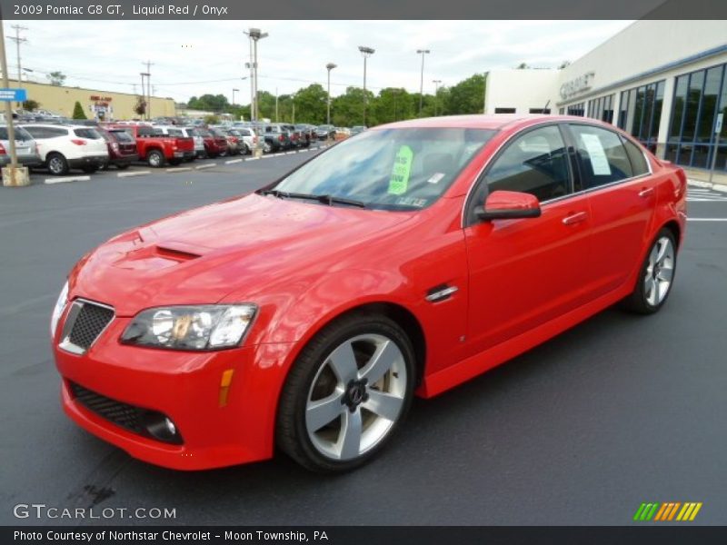 Liquid Red / Onyx 2009 Pontiac G8 GT