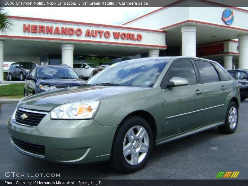 Silver Green Metallic / Cashmere Beige 2006 Chevrolet Malibu Maxx LT Wagon