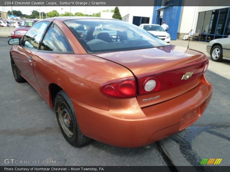 Sunburst Orange / Graphite 2004 Chevrolet Cavalier Coupe