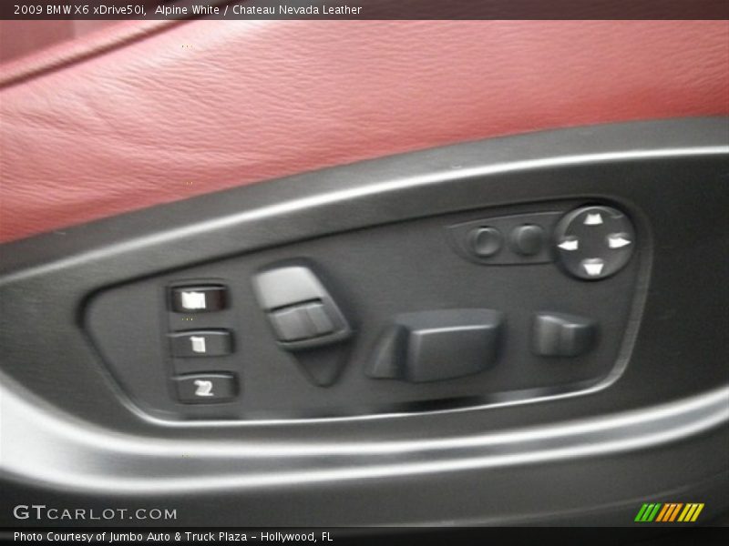 Alpine White / Chateau Nevada Leather 2009 BMW X6 xDrive50i