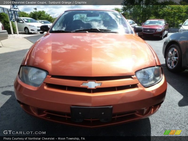 Sunburst Orange / Graphite 2004 Chevrolet Cavalier Coupe