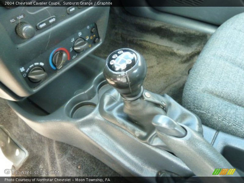 Sunburst Orange / Graphite 2004 Chevrolet Cavalier Coupe