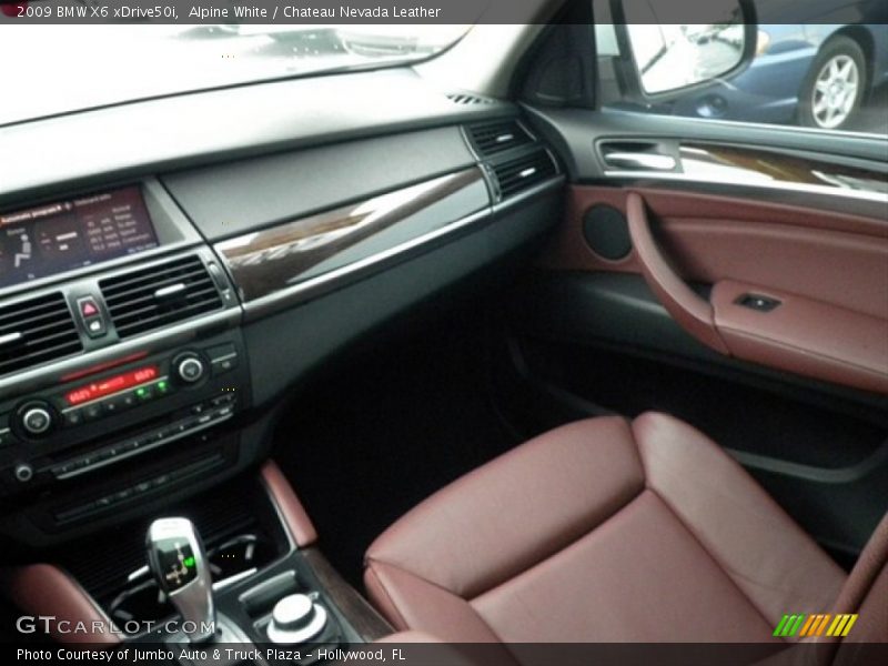 Alpine White / Chateau Nevada Leather 2009 BMW X6 xDrive50i