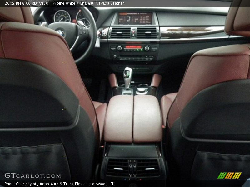 Alpine White / Chateau Nevada Leather 2009 BMW X6 xDrive50i