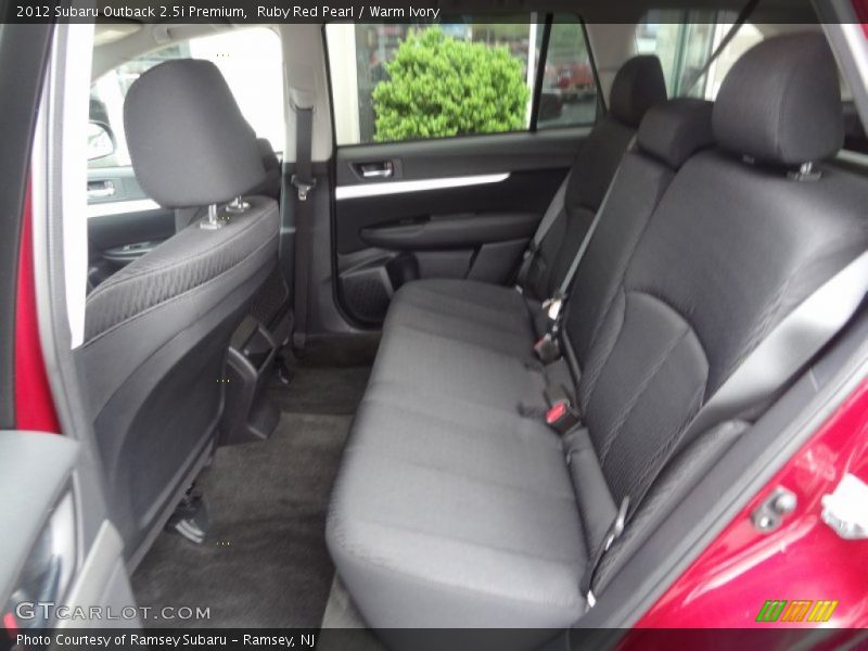 Ruby Red Pearl / Warm Ivory 2012 Subaru Outback 2.5i Premium