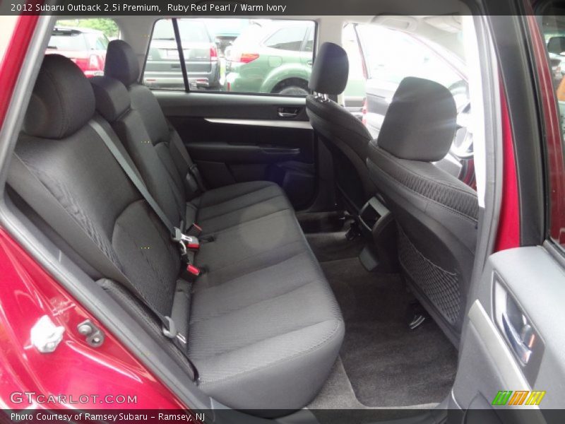 Ruby Red Pearl / Warm Ivory 2012 Subaru Outback 2.5i Premium