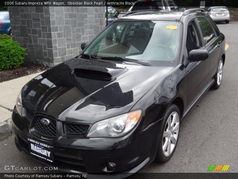 Obsidian Black Pearl / Anthracite Black 2006 Subaru Impreza WRX Wagon
