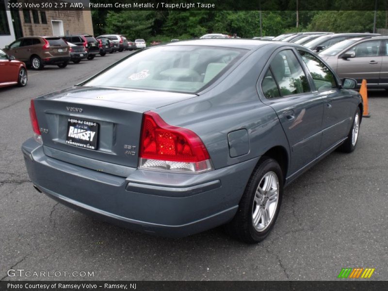 Platinum Green Metallic / Taupe/Light Taupe 2005 Volvo S60 2.5T AWD