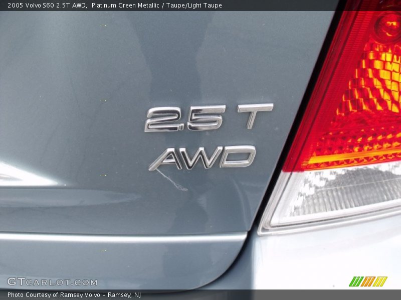 Platinum Green Metallic / Taupe/Light Taupe 2005 Volvo S60 2.5T AWD