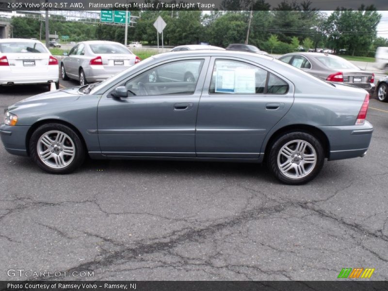 Platinum Green Metallic / Taupe/Light Taupe 2005 Volvo S60 2.5T AWD