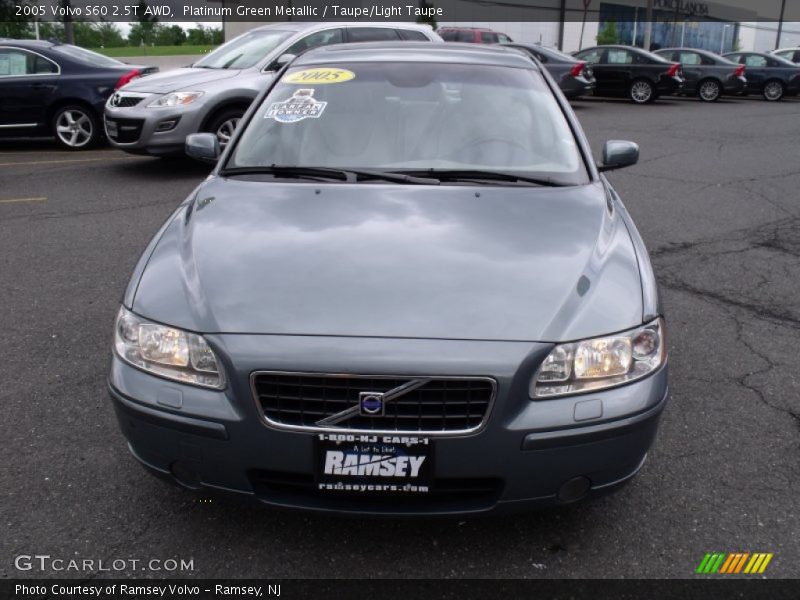 Platinum Green Metallic / Taupe/Light Taupe 2005 Volvo S60 2.5T AWD