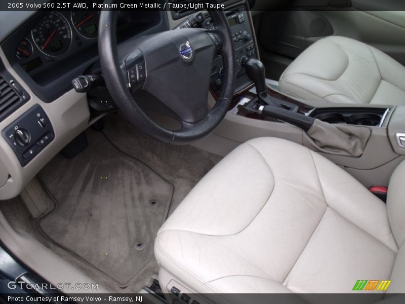 Platinum Green Metallic / Taupe/Light Taupe 2005 Volvo S60 2.5T AWD
