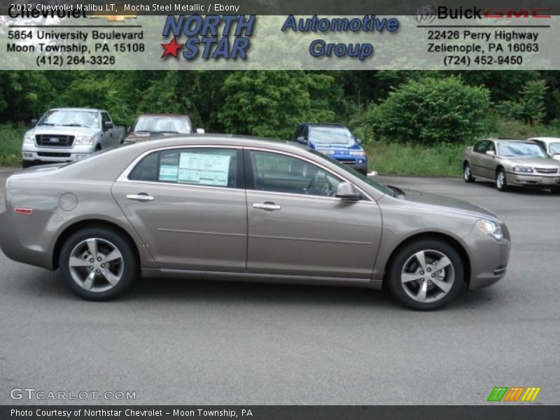 Mocha Steel Metallic / Ebony 2012 Chevrolet Malibu LT