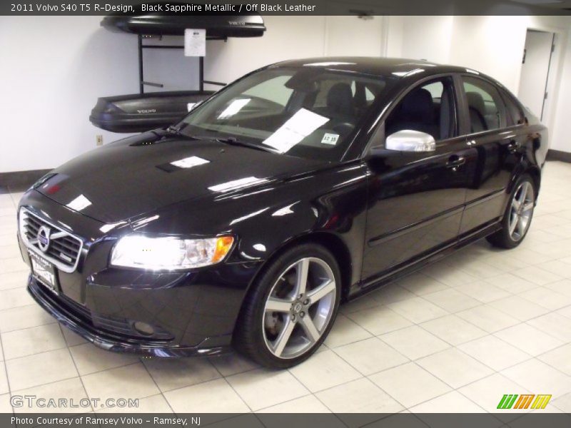 Black Sapphire Metallic / Off Black Leather 2011 Volvo S40 T5 R-Design