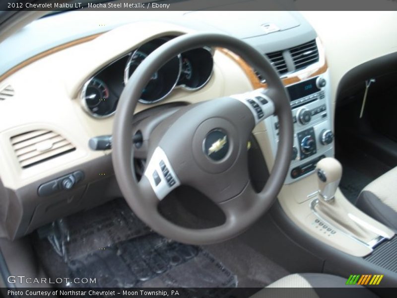 Mocha Steel Metallic / Ebony 2012 Chevrolet Malibu LT