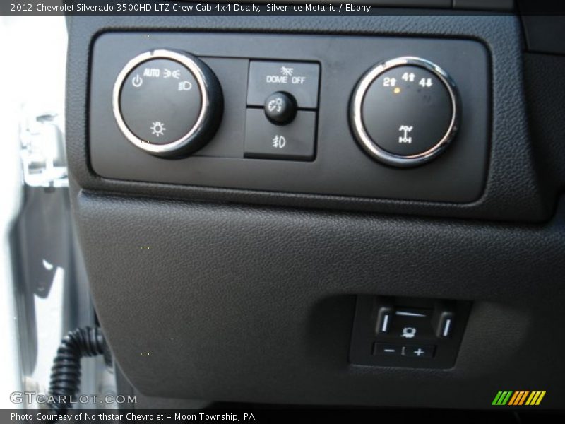 Silver Ice Metallic / Ebony 2012 Chevrolet Silverado 3500HD LTZ Crew Cab 4x4 Dually