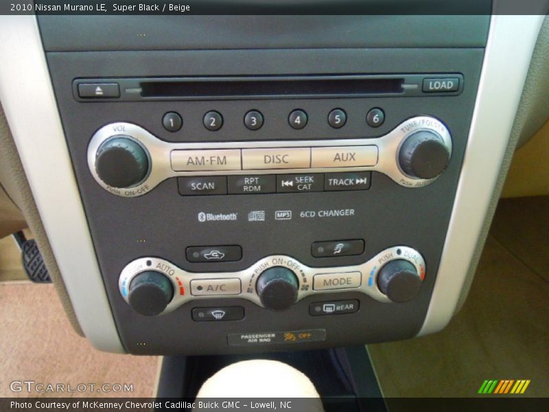 Super Black / Beige 2010 Nissan Murano LE