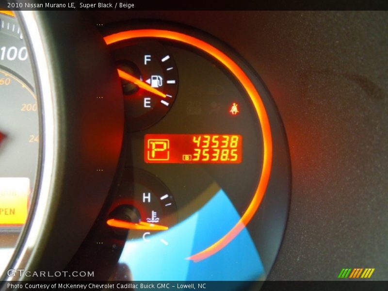 Super Black / Beige 2010 Nissan Murano LE