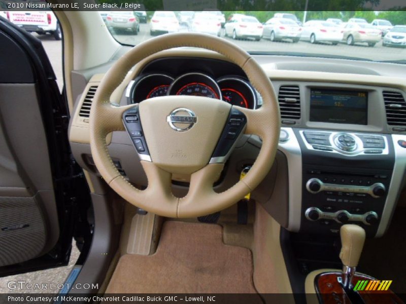 Super Black / Beige 2010 Nissan Murano LE