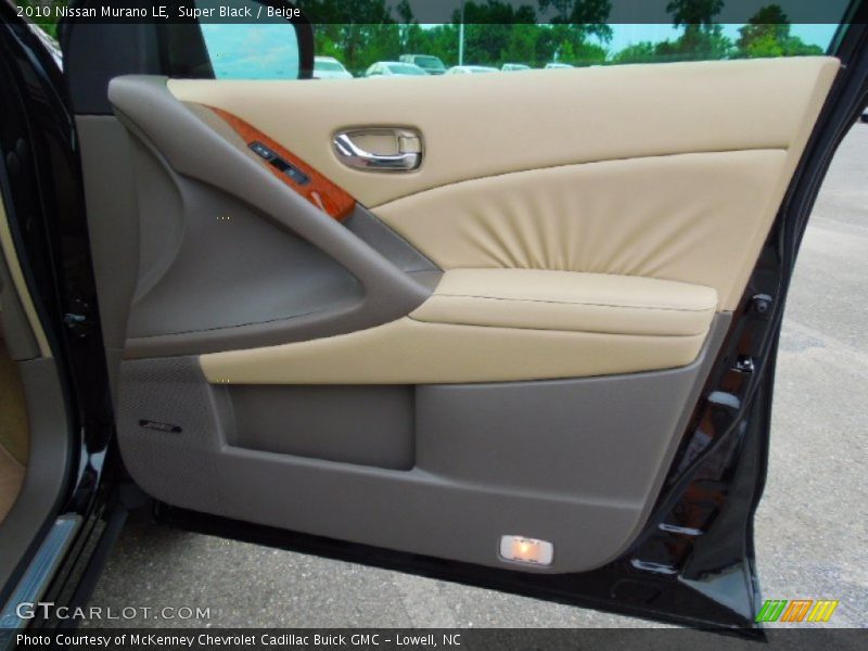 Super Black / Beige 2010 Nissan Murano LE