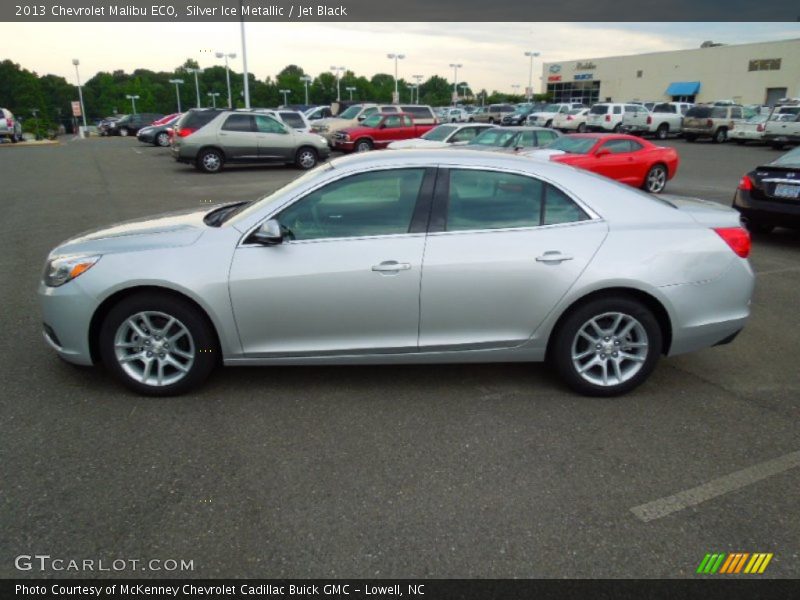 Silver Ice Metallic / Jet Black 2013 Chevrolet Malibu ECO