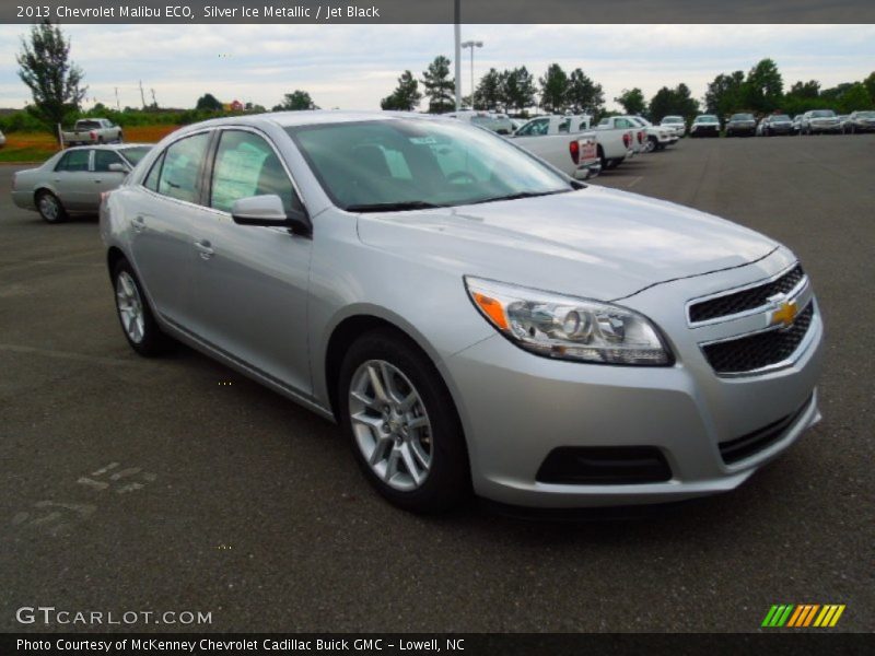 Silver Ice Metallic / Jet Black 2013 Chevrolet Malibu ECO