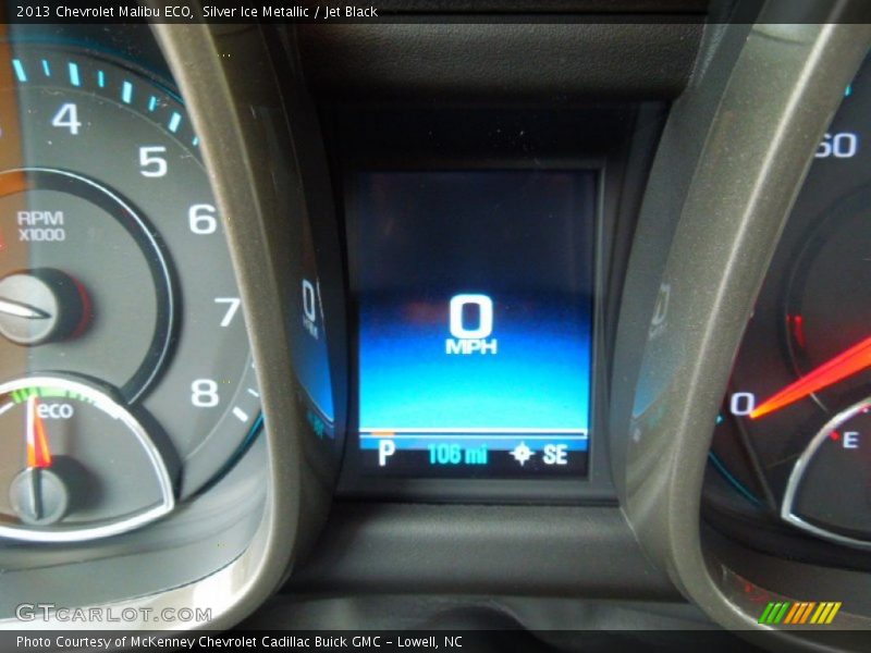 Silver Ice Metallic / Jet Black 2013 Chevrolet Malibu ECO