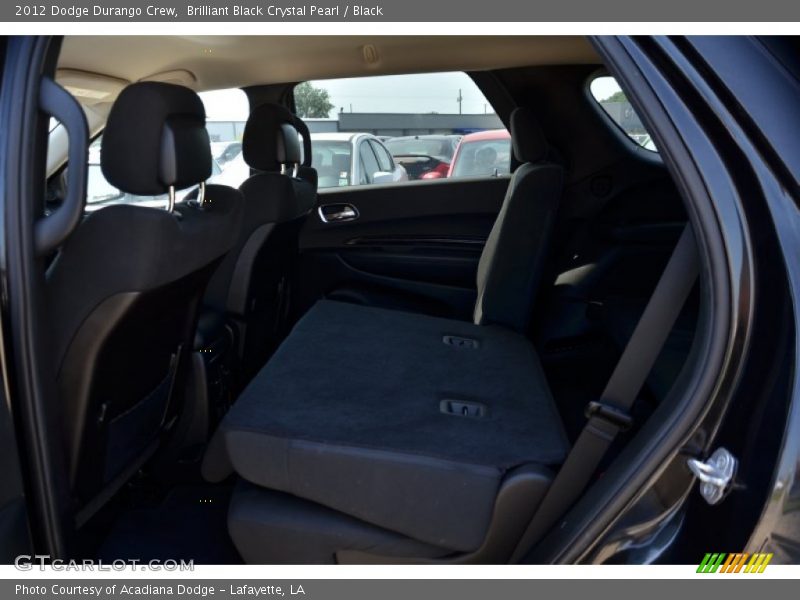 Brilliant Black Crystal Pearl / Black 2012 Dodge Durango Crew