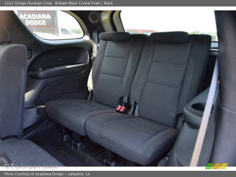 Brilliant Black Crystal Pearl / Black 2012 Dodge Durango Crew