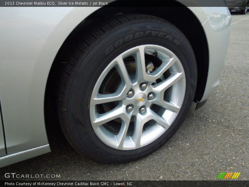 Silver Ice Metallic / Jet Black 2013 Chevrolet Malibu ECO
