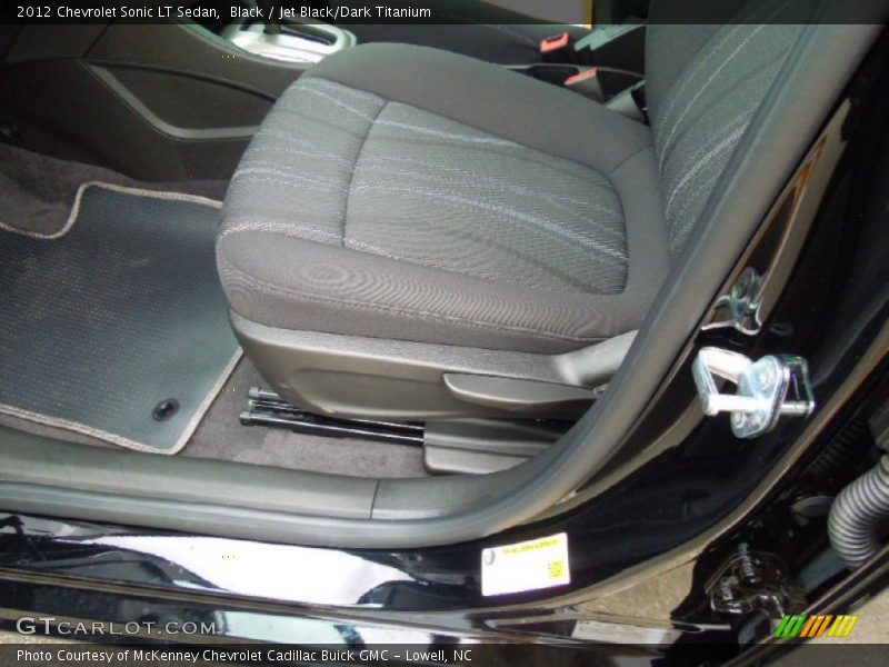 Black / Jet Black/Dark Titanium 2012 Chevrolet Sonic LT Sedan