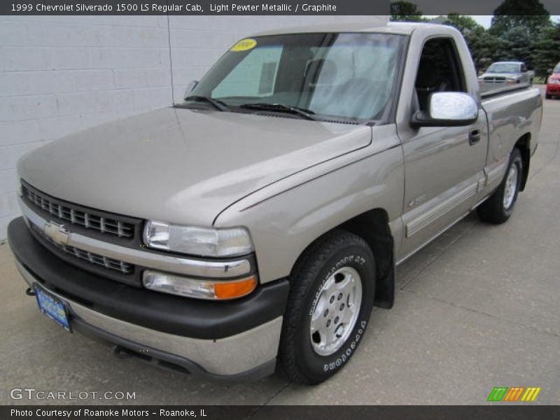 Light Pewter Metallic / Graphite 1999 Chevrolet Silverado 1500 LS Regular Cab