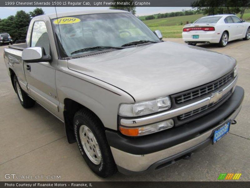 Light Pewter Metallic / Graphite 1999 Chevrolet Silverado 1500 LS Regular Cab
